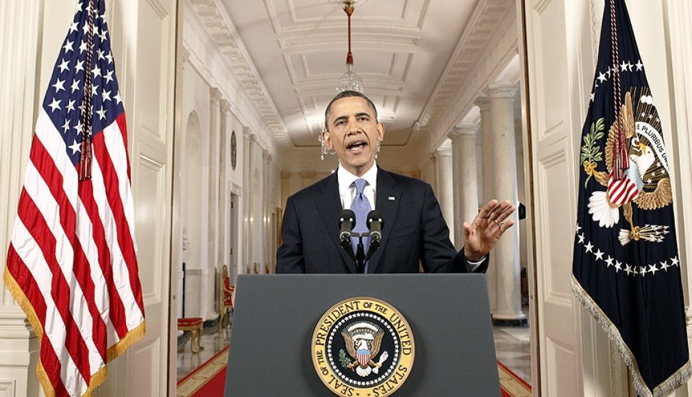President Barack Obama emotionally addressed the nation